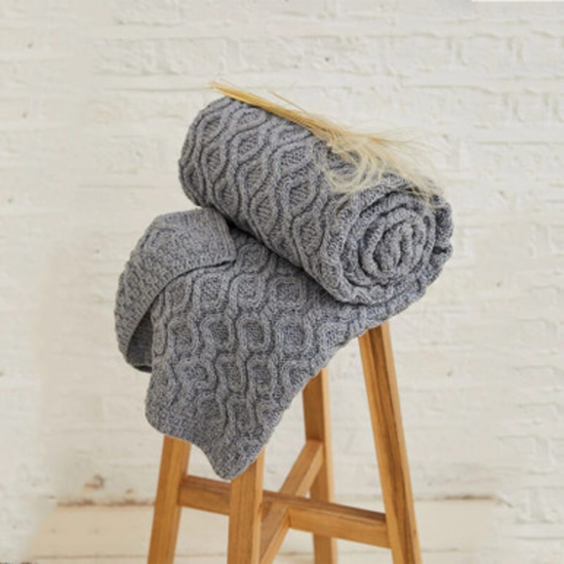 Supersoft Merino Aran Throw