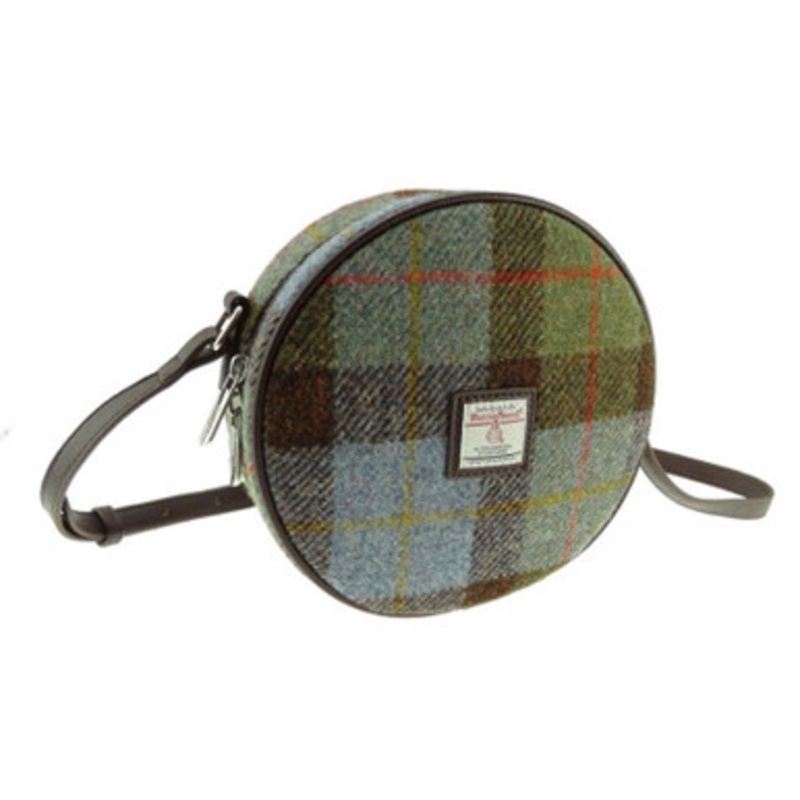 Women's Round Harris Tweed Crossbody Bag