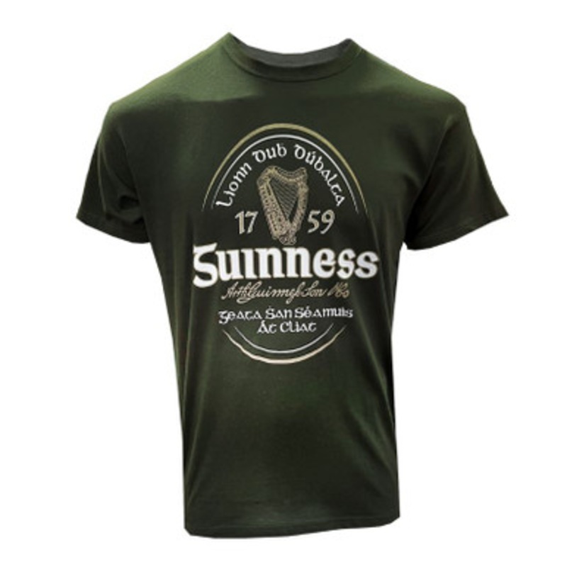 Bottle Guinness Irish Label Tee-Shirt