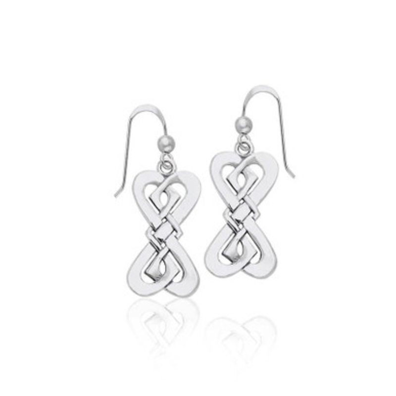 Celtic Knotwork Drop Earrings