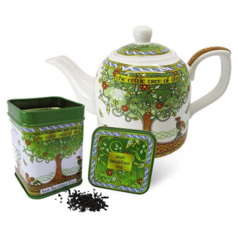 Celtic Tree of Life Tea and Teapot Set