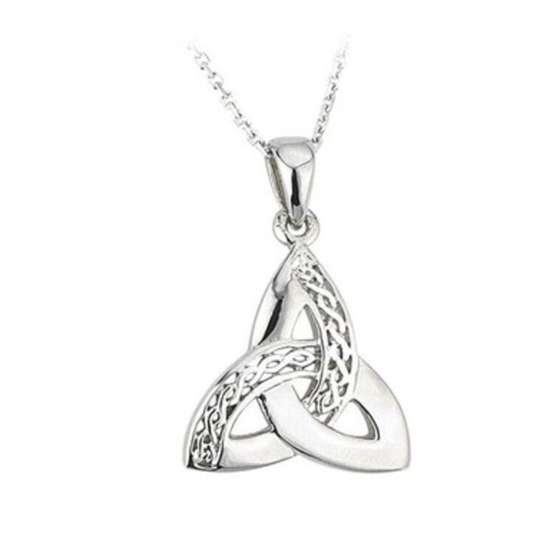 Celtic Trinity Knot Pendant and Chain