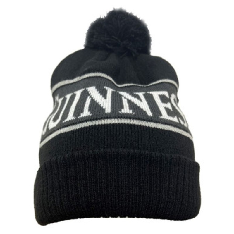 Guinness Black Bobble Hat
