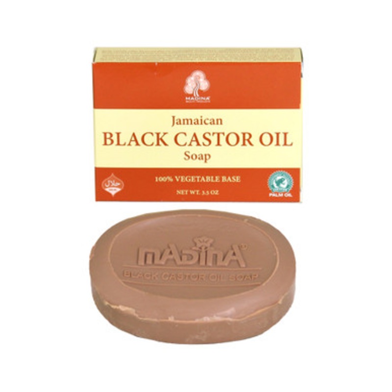 Madina: Jamaican Black Castor Soap - 3 oz.