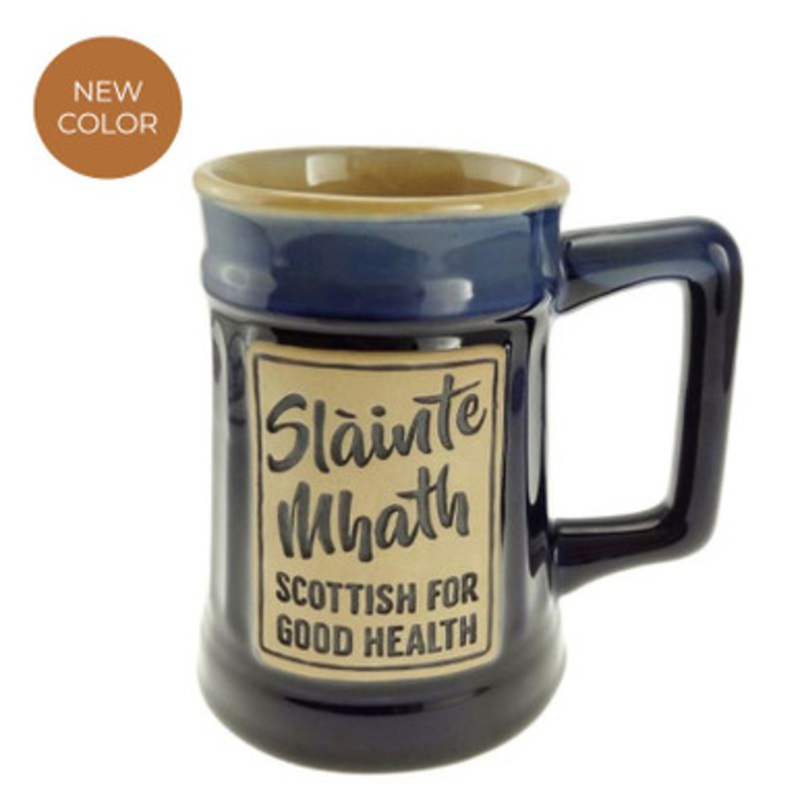 Slainte Math Pottery Beer Mug