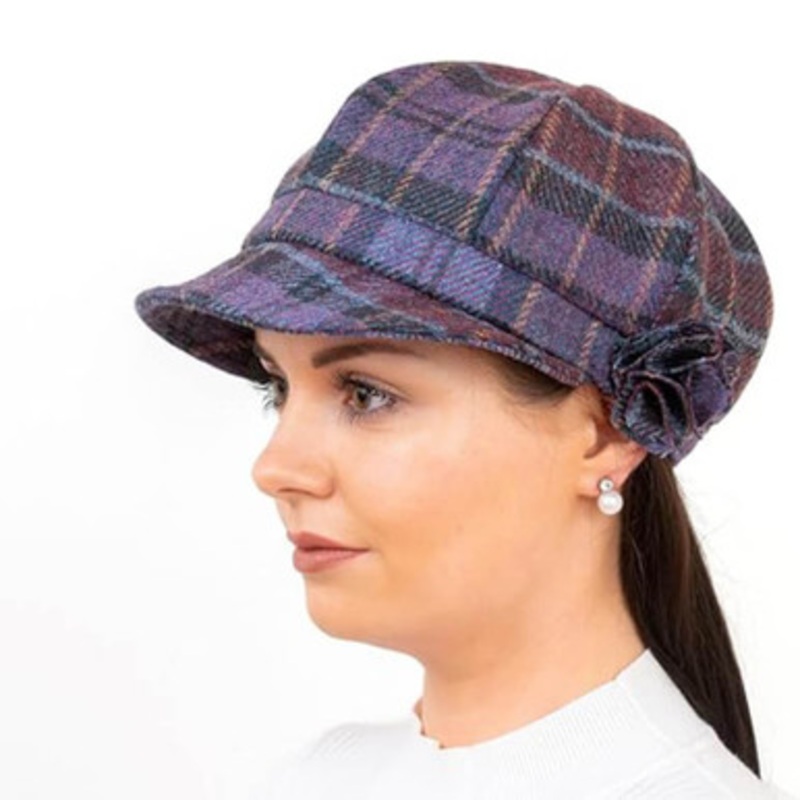 Spring Ladies 100% Wool Newsboy Hat