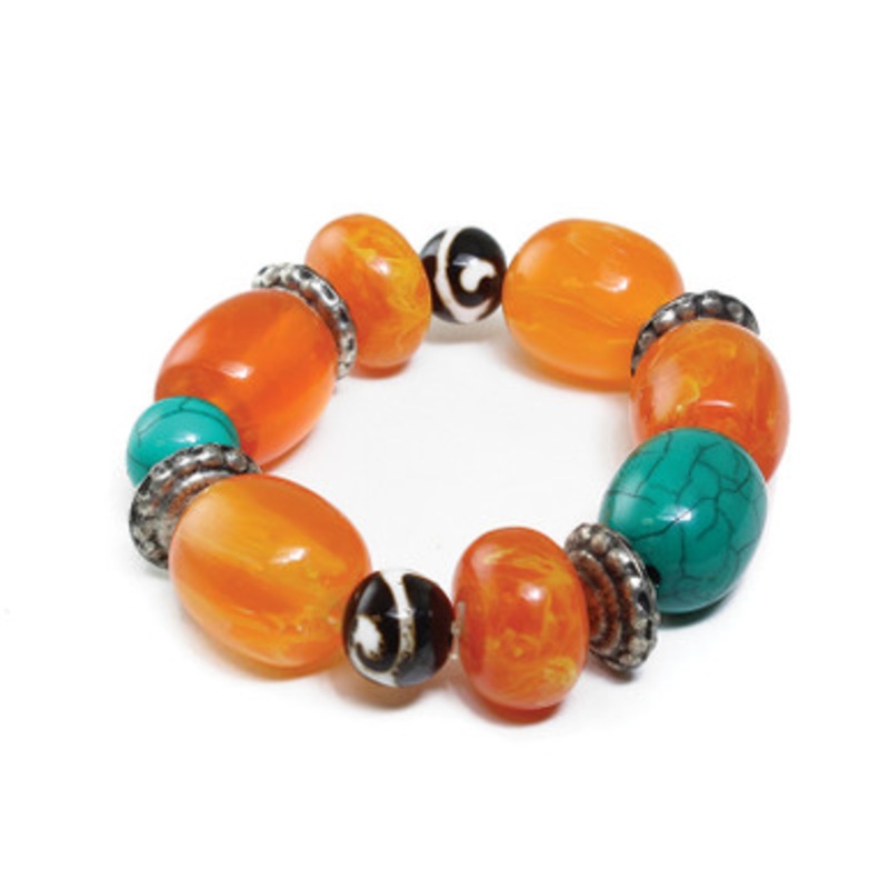 Amber Bead Bracelet