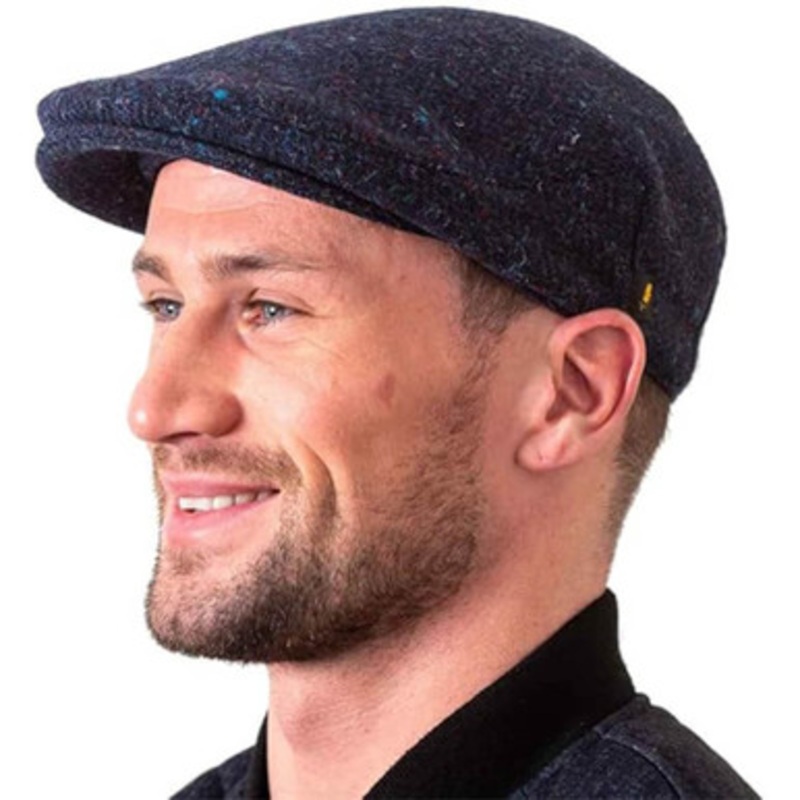 Handmade Men's Donegal Tweed Flat Cap