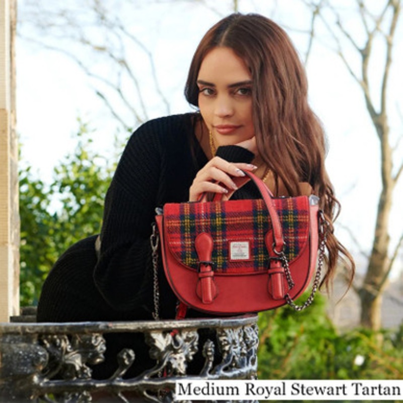 Harris Tweed Medium Cobble Satchel