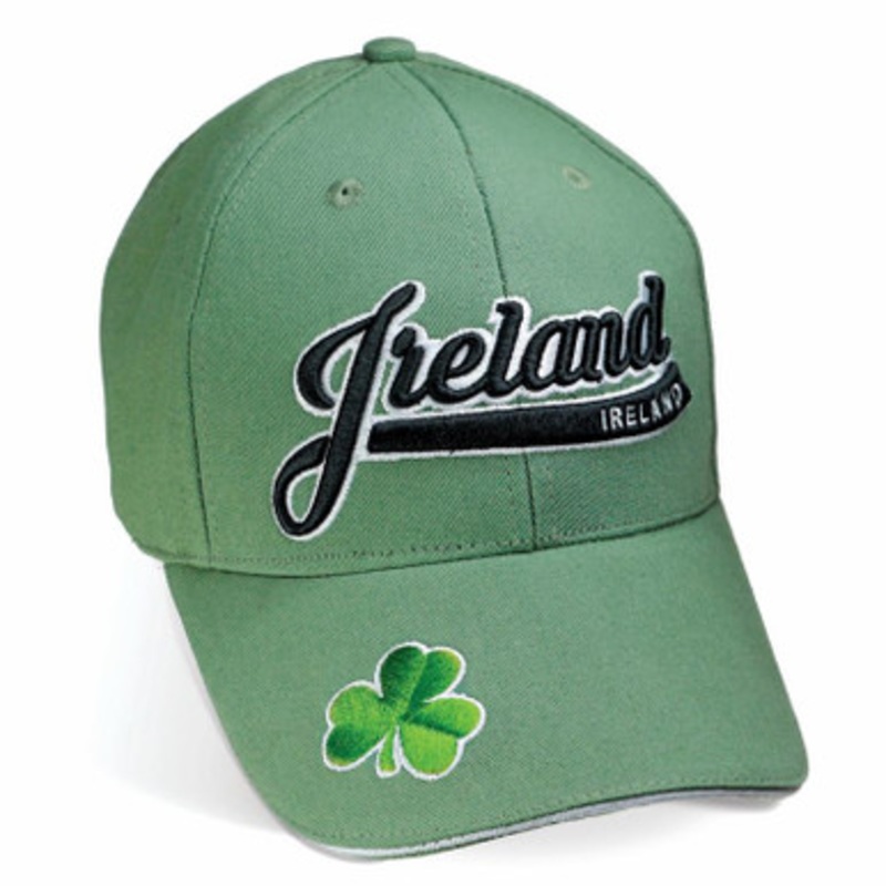 Ireland Shamrock Brim Baseball Cap