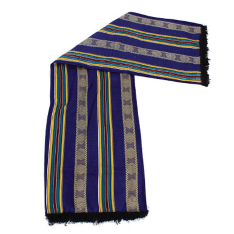 Kente Scarf #4 (Blue)