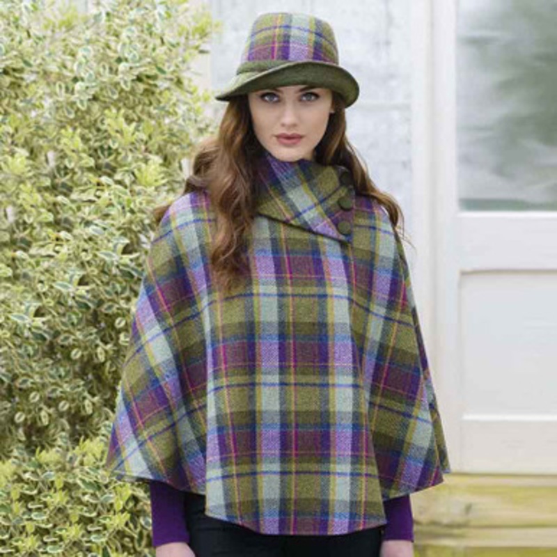 Mucros Weavers Irish Wool Tweed Poncho