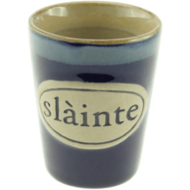 Slainte Stoneware Shot Cup