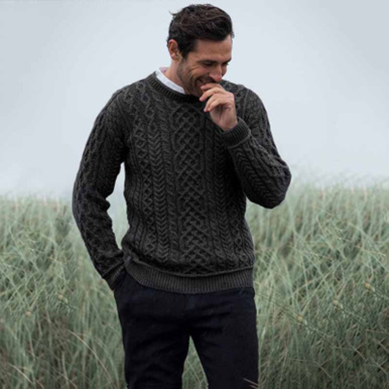 Supersoft Merino Men's Aran Sweater