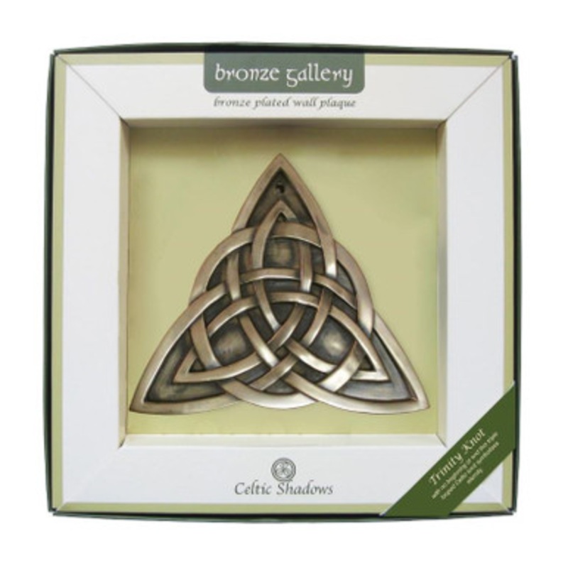Trinity Knot Bronze Wall Plaque