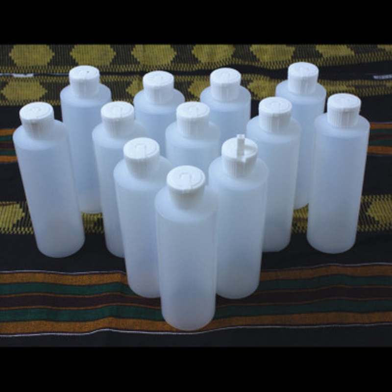 8 oz. Plastic Bottles - Set Of 12