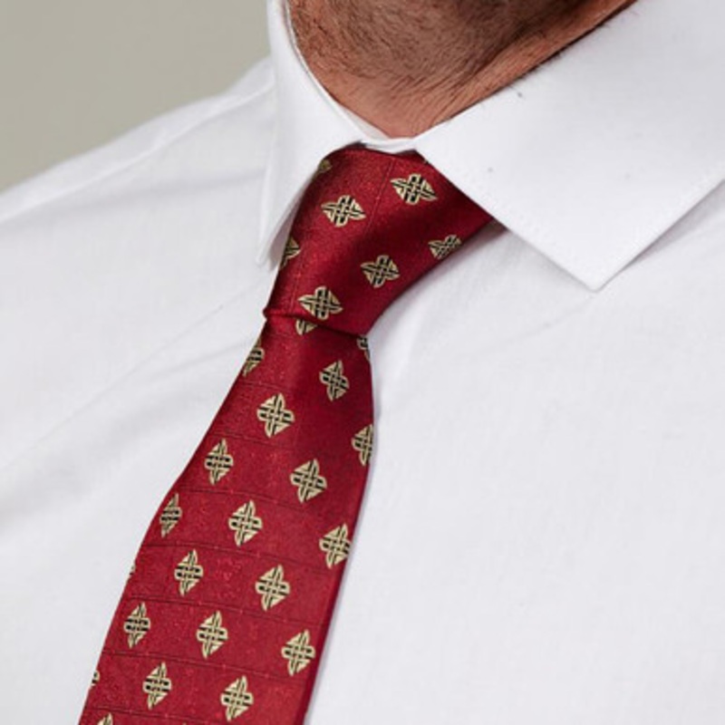 Celtic Silk Red Tie