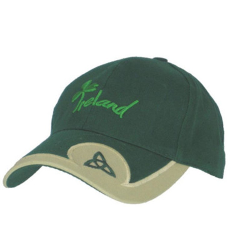 Green Trinity Knot Baseball Cap