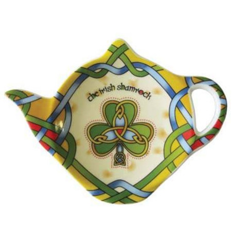 Irish Shamrock Tea Bag Holder-Irish Weave