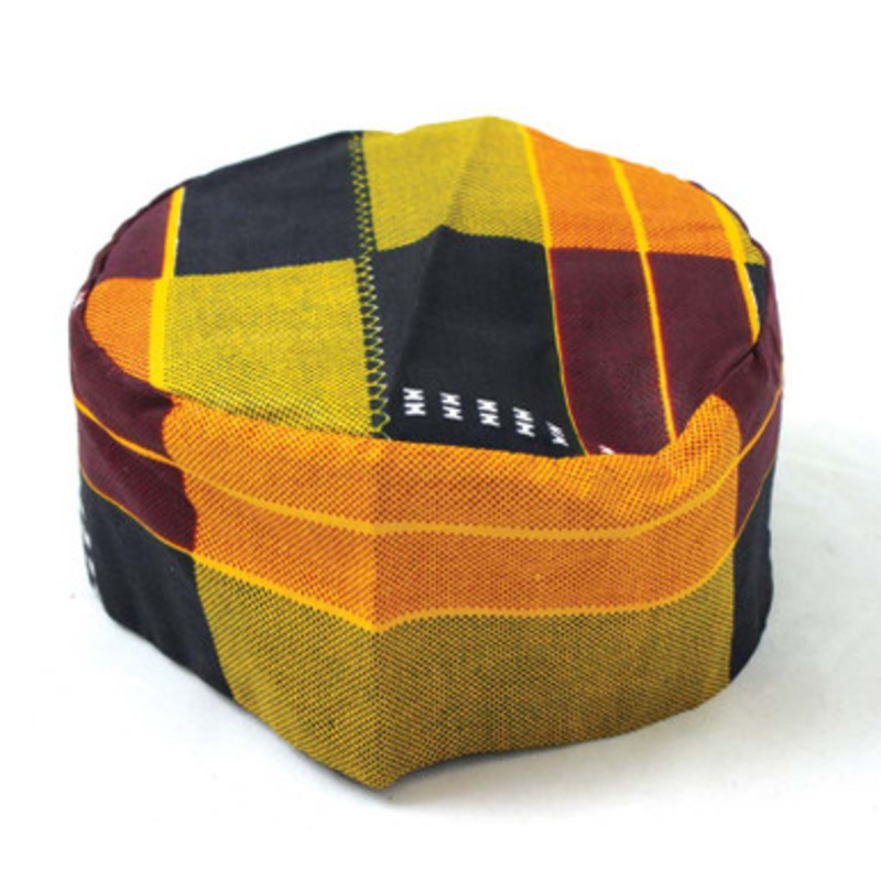 Kente Kufi Hat Style #3