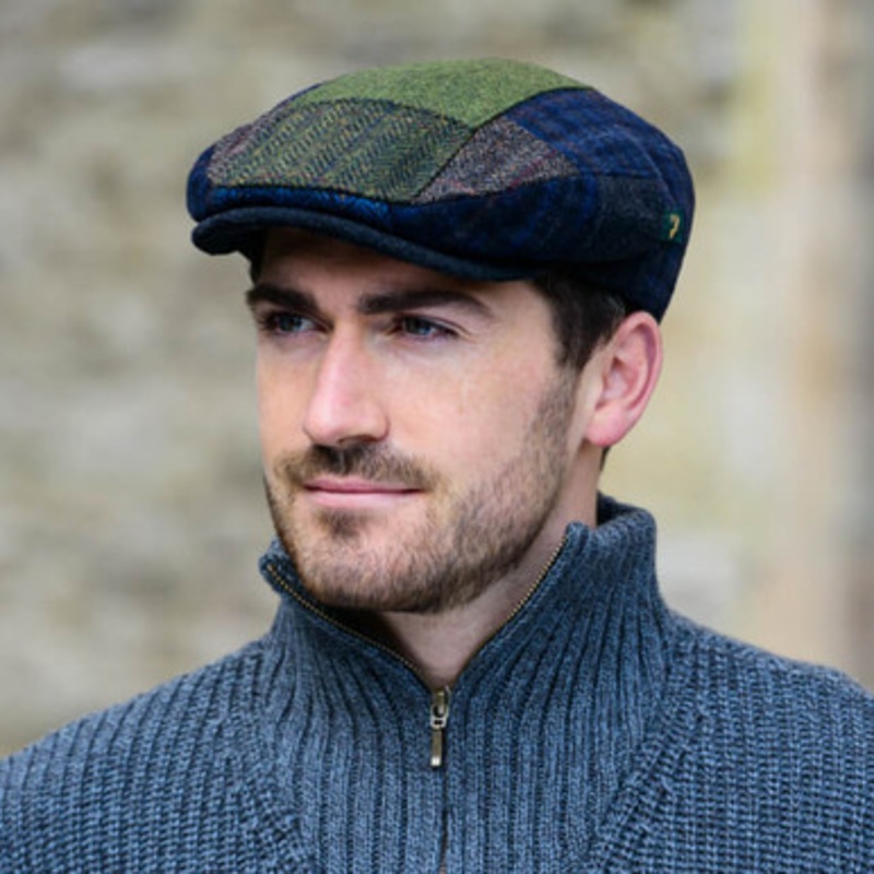 Patchwork Patterned Irish Cap