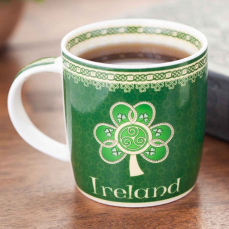 Shamrock Spiral Mug