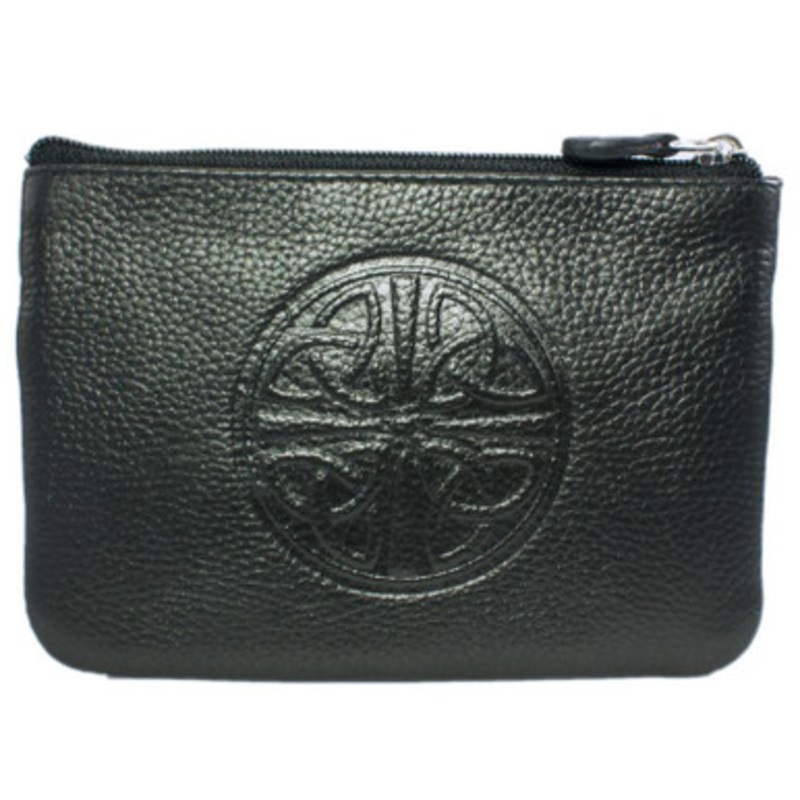 Celtic Leather Coin Purse