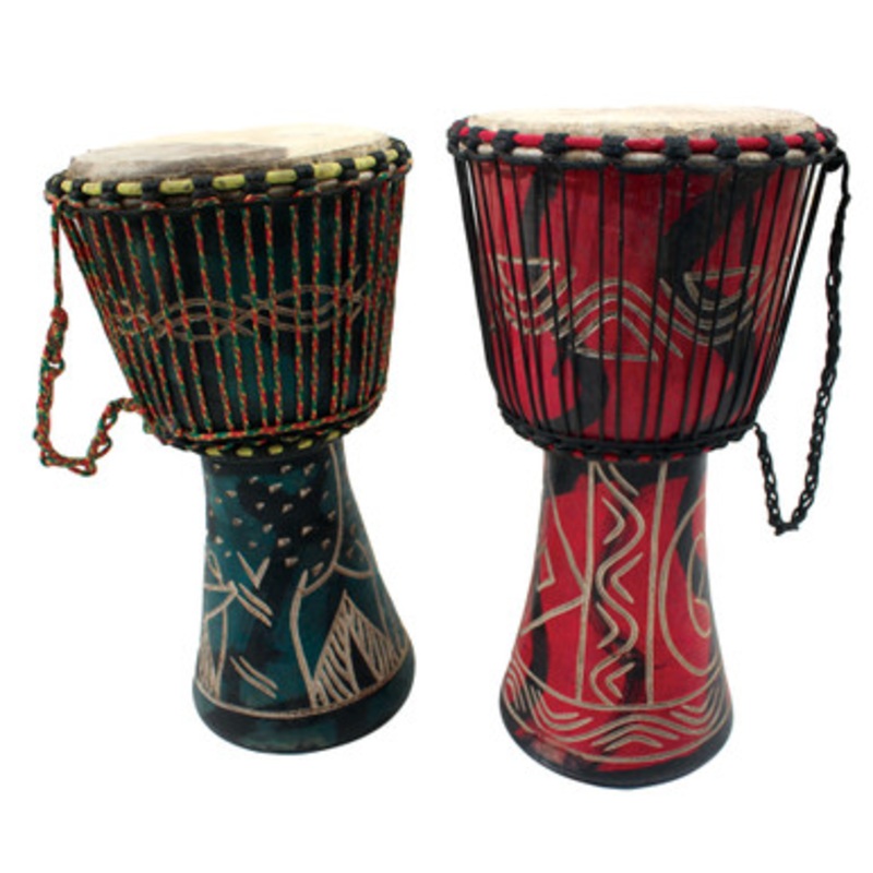 Ghana D'Jembe Drum: Medium 16-18