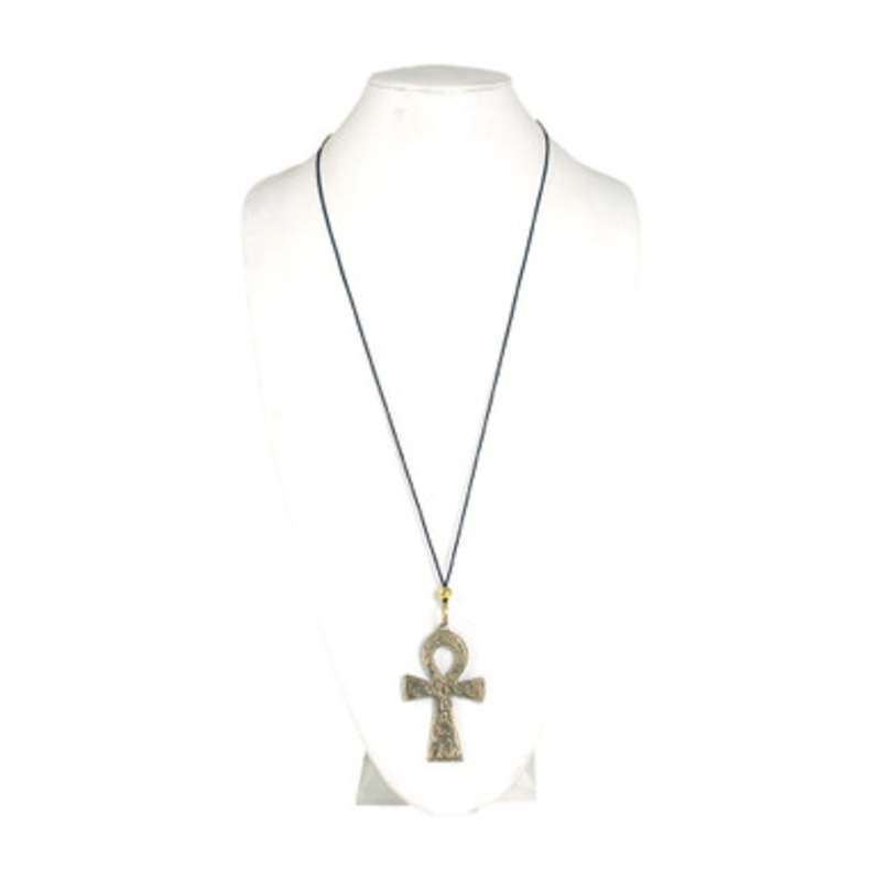 Gold Ankh Necklace: Large (3)