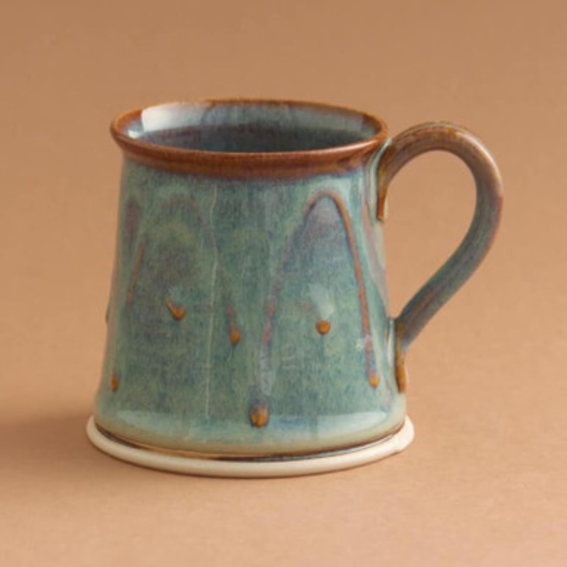 Hand Thrown Irish Pottery Celtic Mug