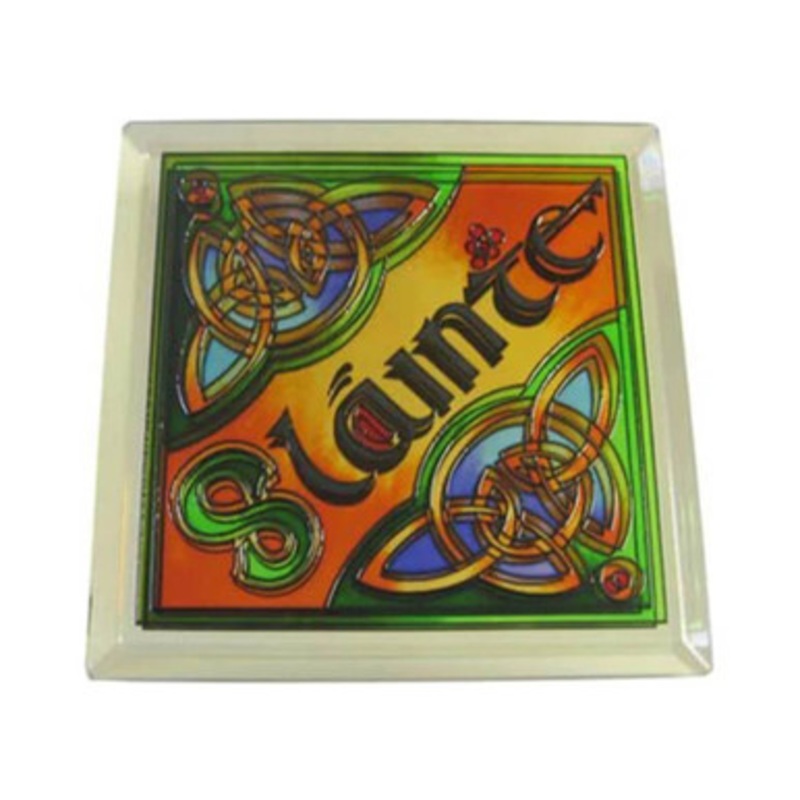 Irish Stained Glass Coasters
