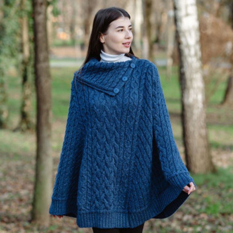 Irish Wool Heavyweight Poncho
