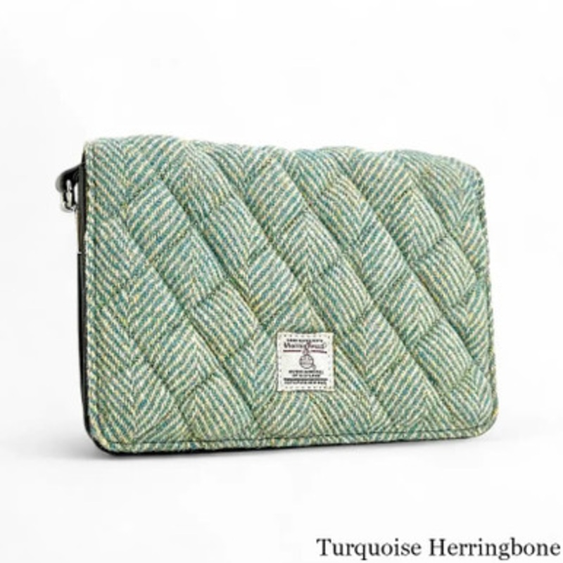 Ladies Harris Tweed Quilted Shoulder Bag