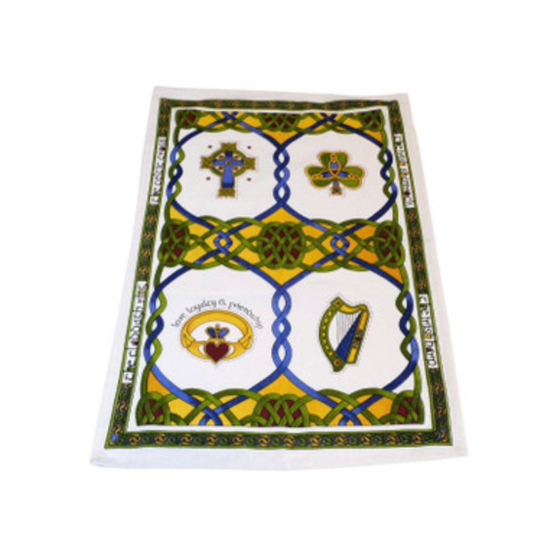 One Tea Towel - Emblems - Irish Weave