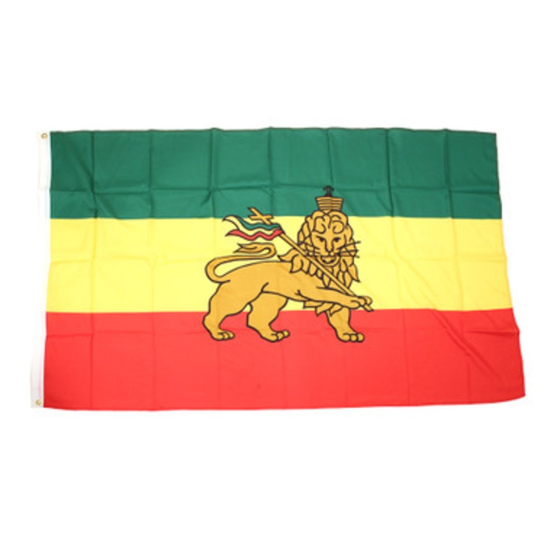 Rasta (Lion Of Judah) Ethiopia Flag 3x5