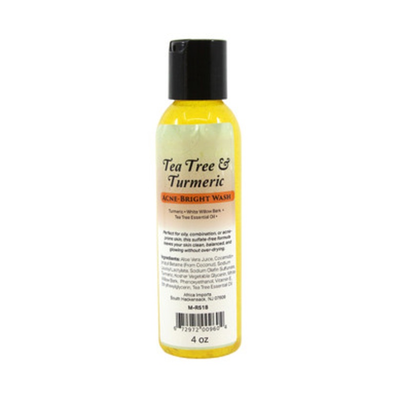 Tea Tree & Turmeric Acne-Bright Wash  4 oz.
