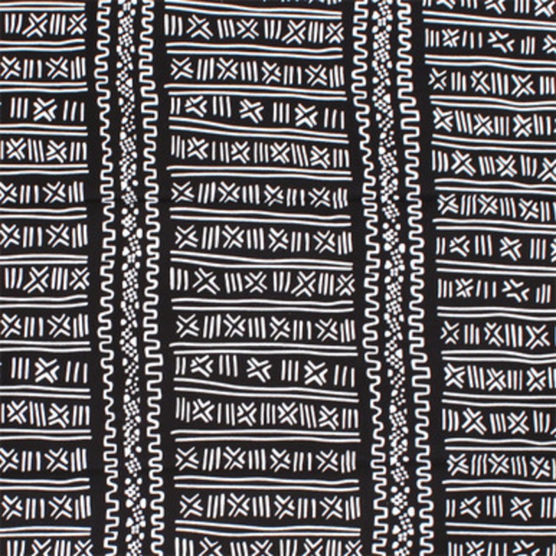Wealth & Luxury Mud Print Fabric: 6 Yds