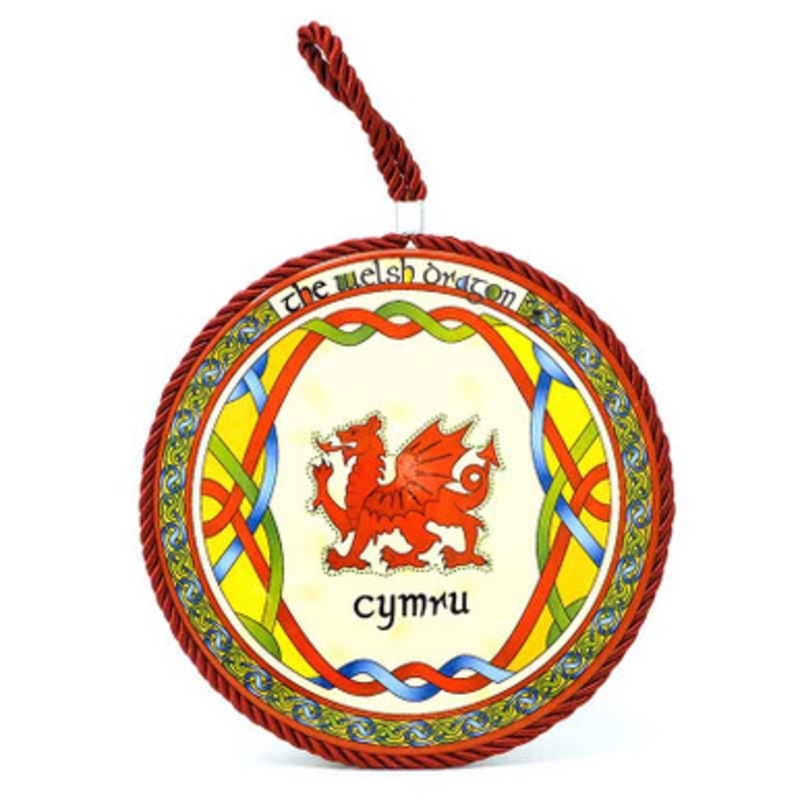Welsh Dragon Rope Plaque