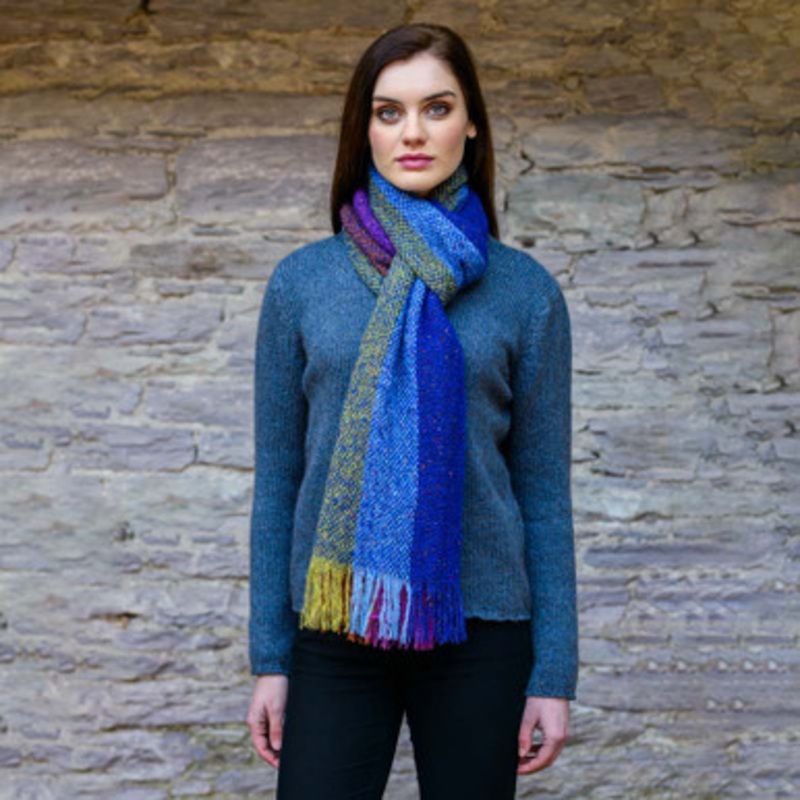 Wool Multicolor Irish Scarf