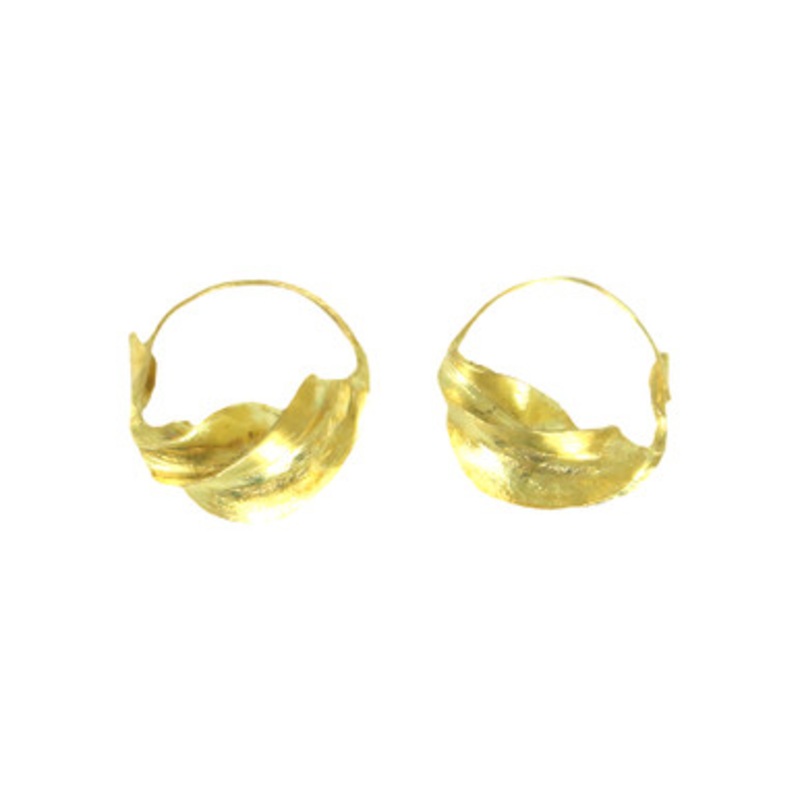 XS Fulani Gold Earrings - 