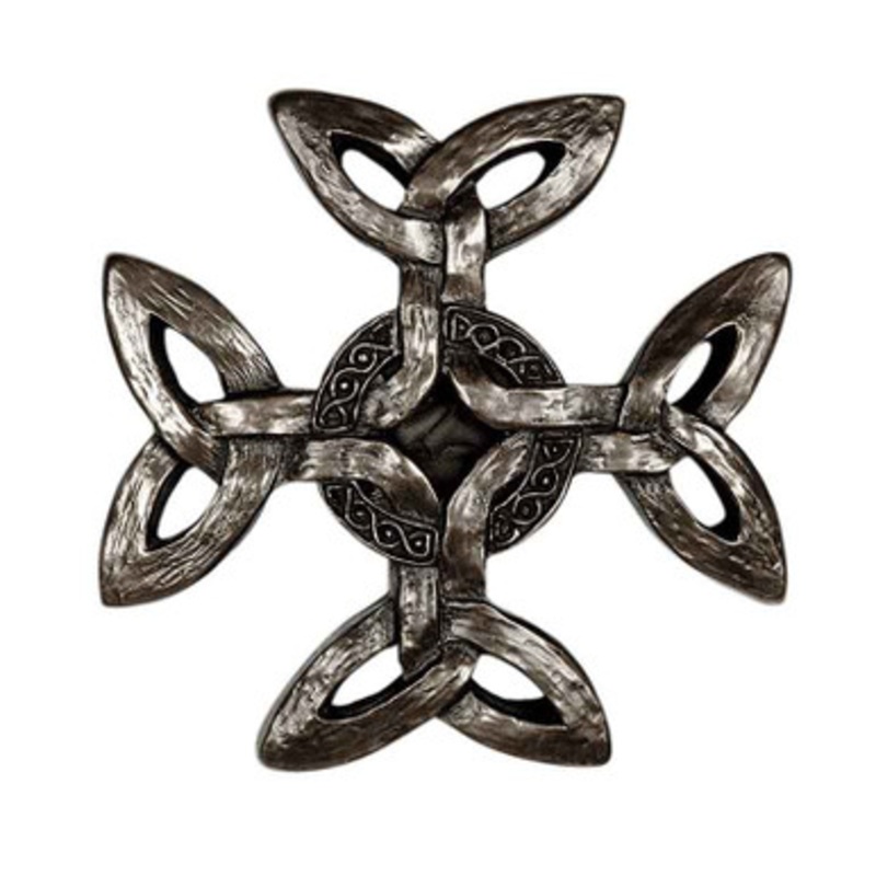 Celtic Creation Bronzed Wall Cross