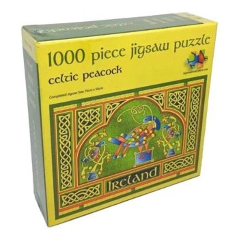 Celtic Peacock Jigsaw Irish Puzzle