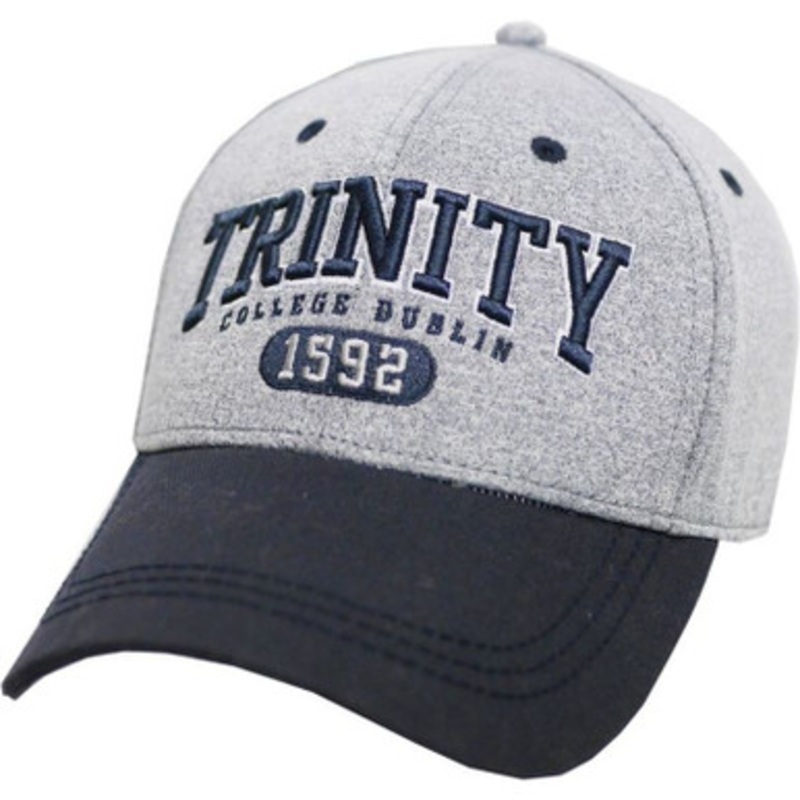 Grey Trinity College Men's Baseball Cap