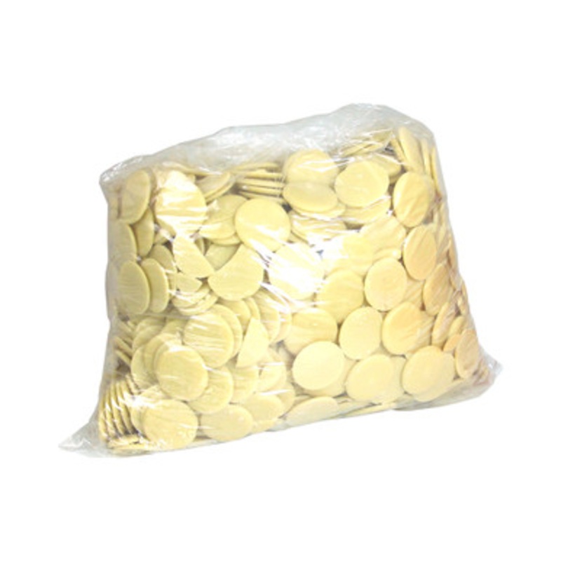 Organic Natural Cocoa Butter Wafers - 5 Lb. Bulk Size