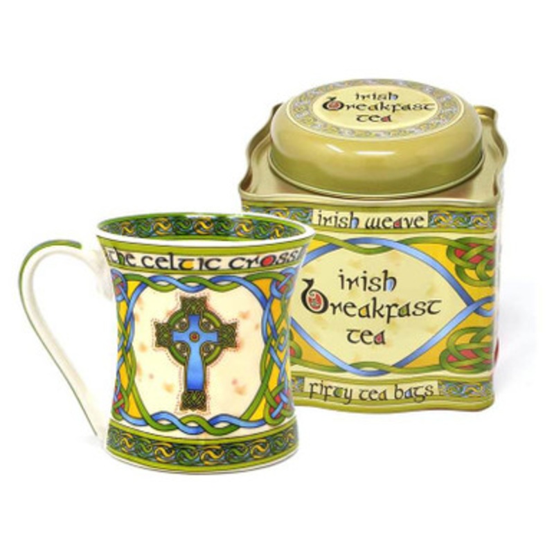 Celtic Cross Mug and Tea Set