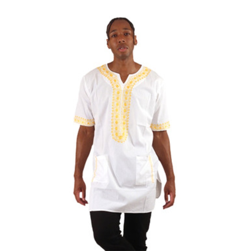 Dashiki w/ Gold Embroidery