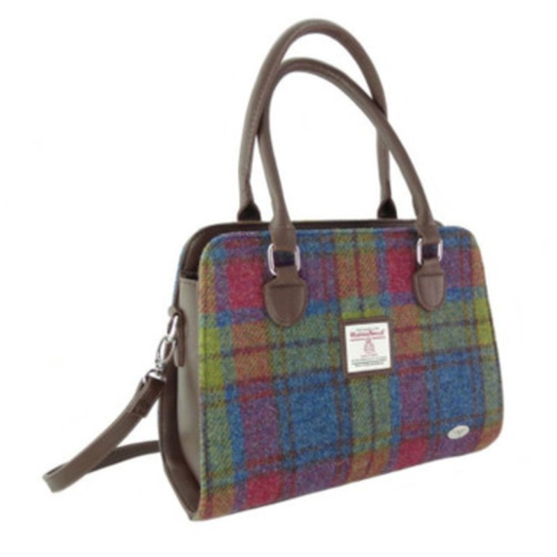 Handwoven Harris Tweed Tartan Handbag