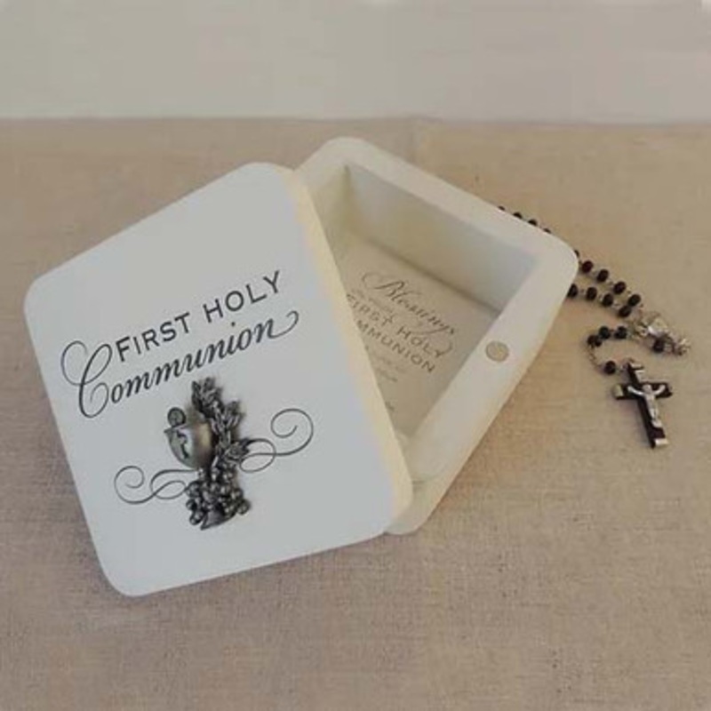 Holy Communion Keepsake Box with Blessing