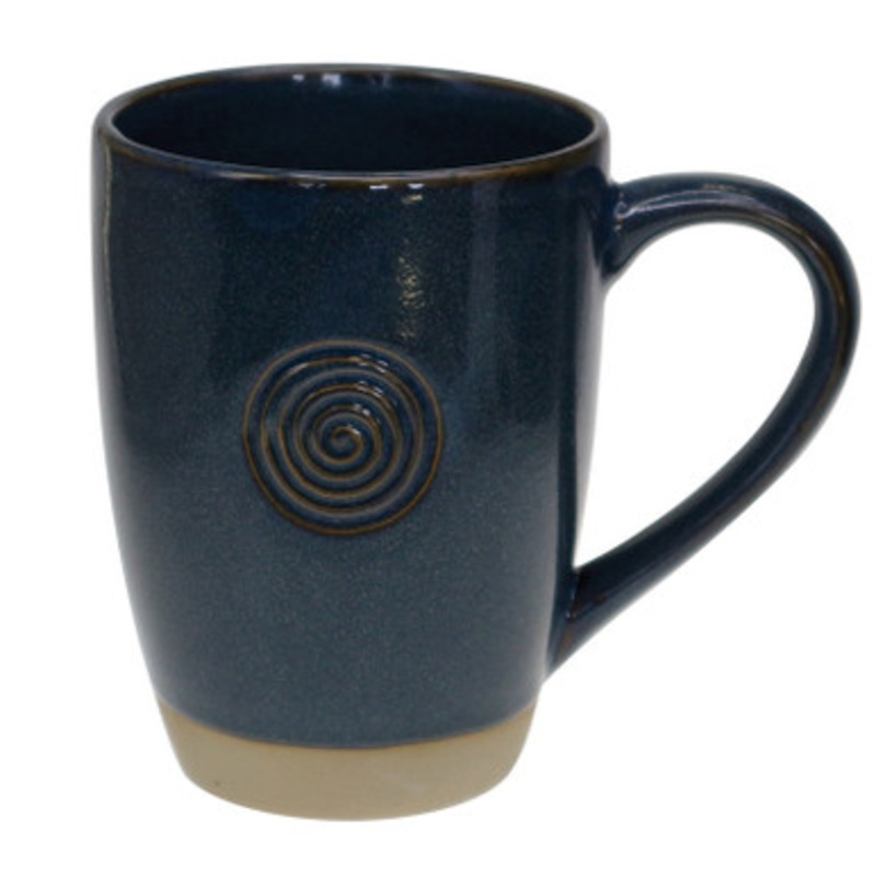 Irish Spiral Pottery Mug