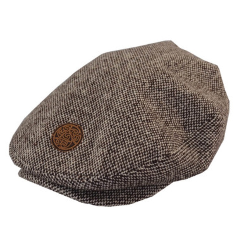 Patrick Francis Men's Irish Brown Flat Cap